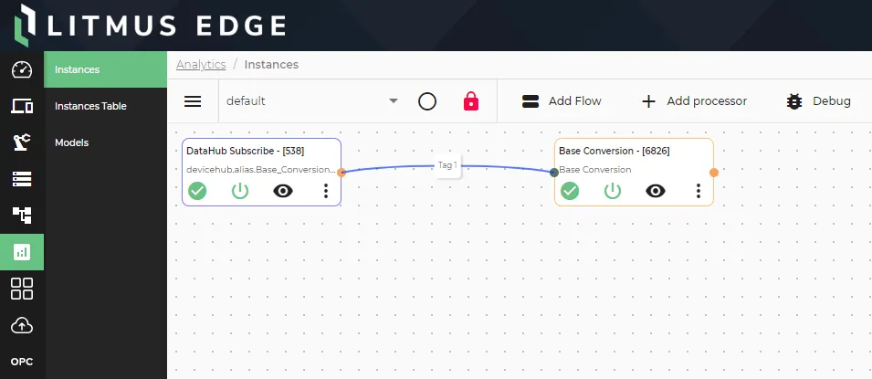Processor flow for Tag 1