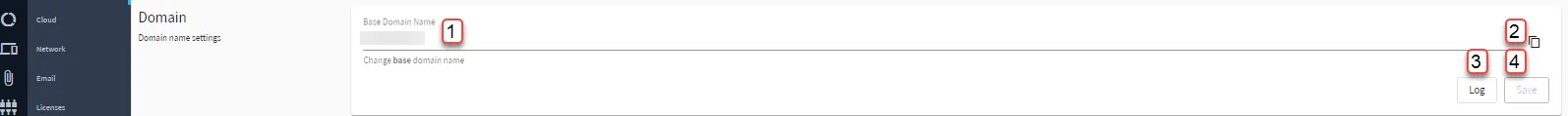 Belden Horizon Data Manager Admin Console : Domain/SSL : Domain Belden Horizon Data Manager Admin Console : Domain/SSL : Domain