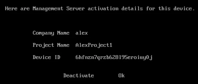 Manufacturing Connect Edge Terminal Activation details