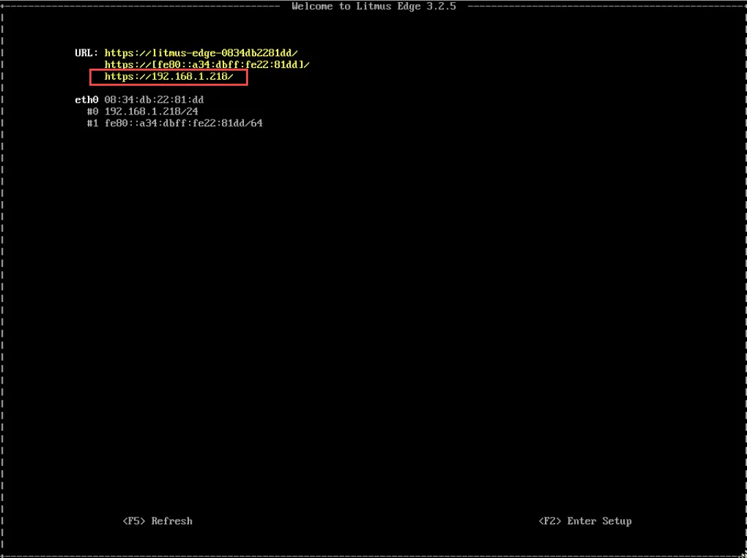 Terminal User Interface : Welcome to Litmus Edge