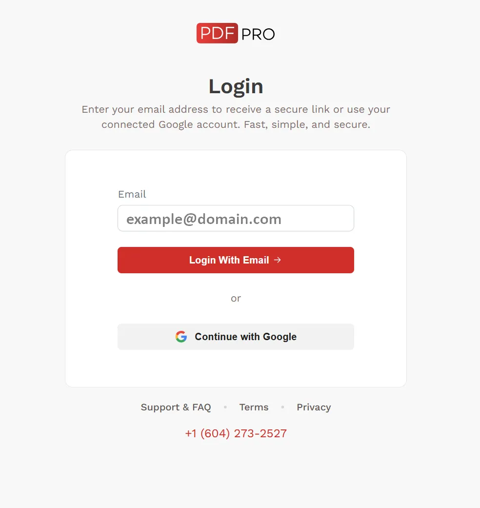 Login with email Login with email