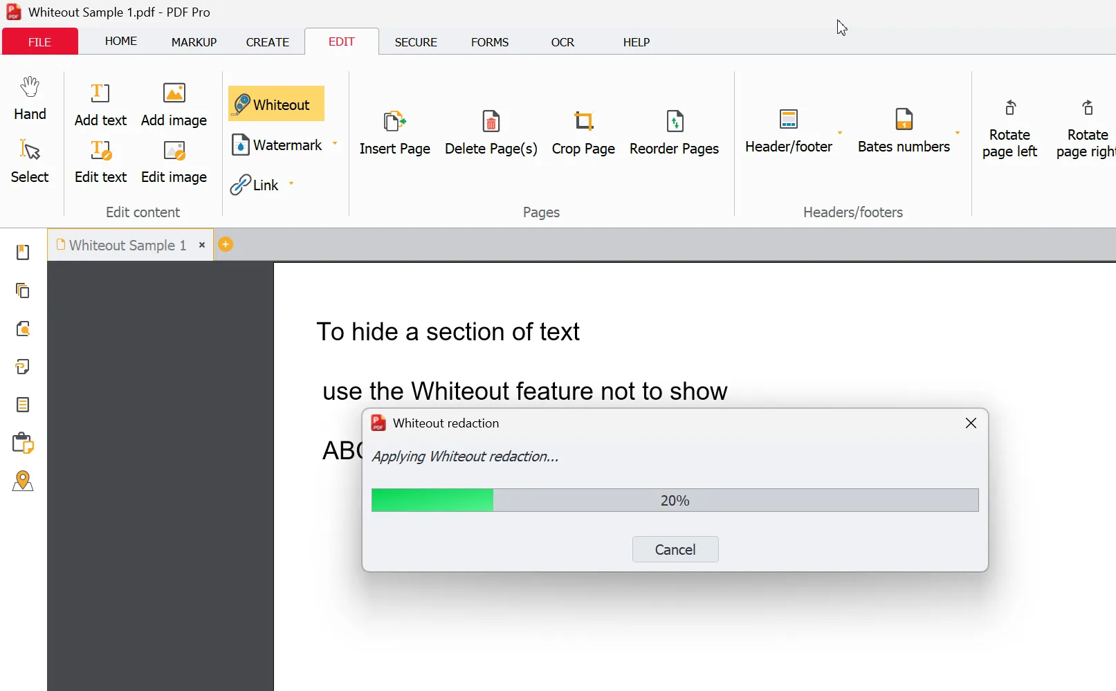 Progress bar Progress bar