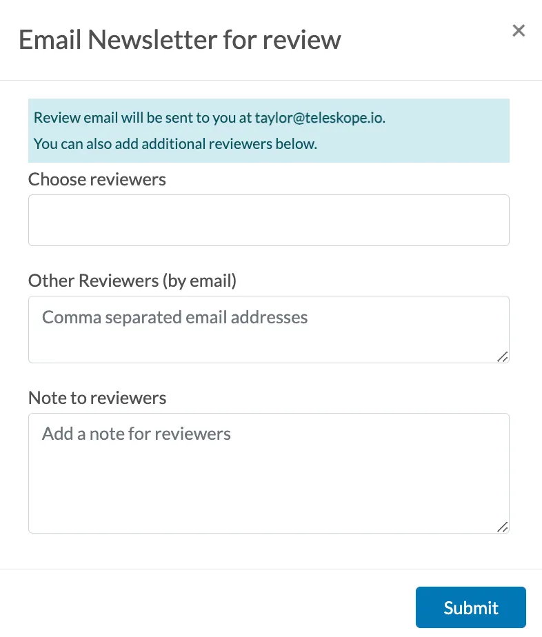 Newsletter Email Review