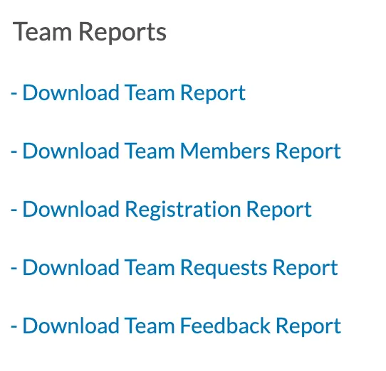 Teams Reports Teams Reports