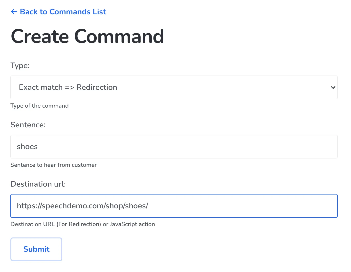 Create a command