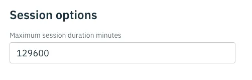 This is in the SDK section of the admin panel