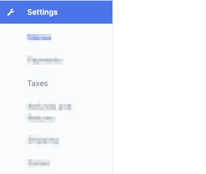 Settings - Taxes Settings - Taxes