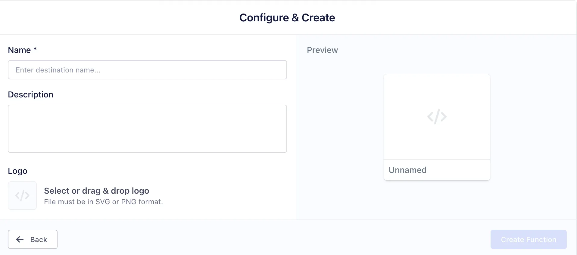 Creating Function