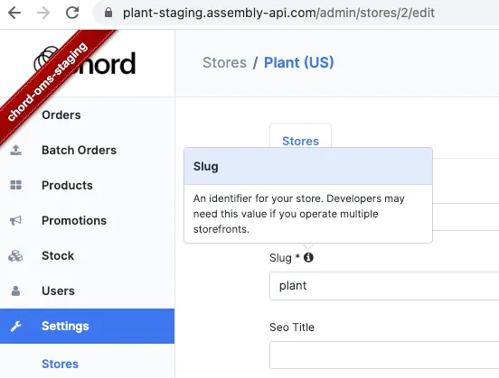How to find your store's slug