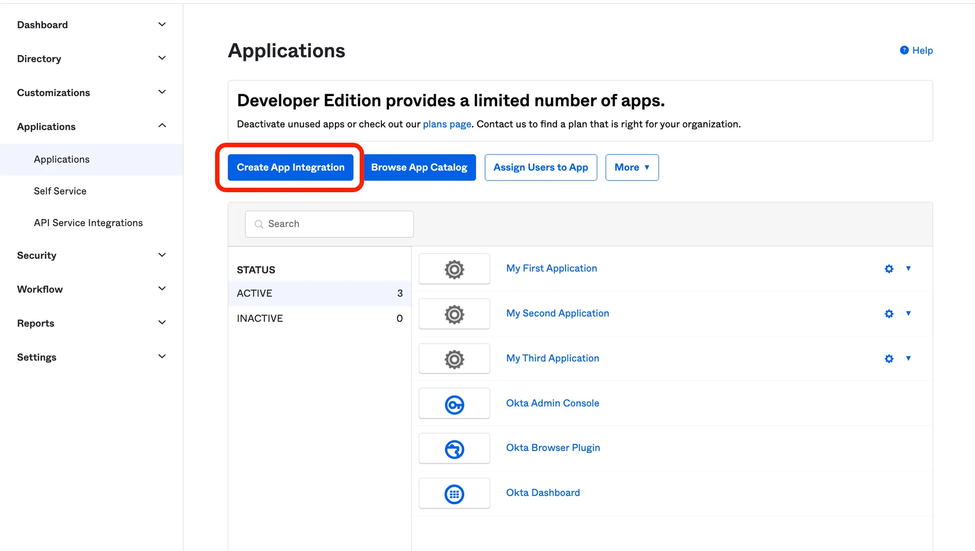 Create Applicaiton