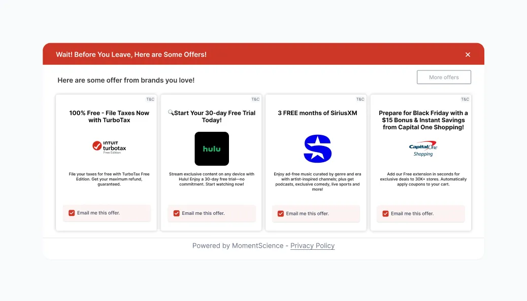 Link block header image