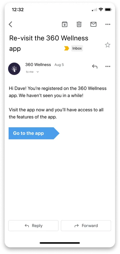 Re-invite via email