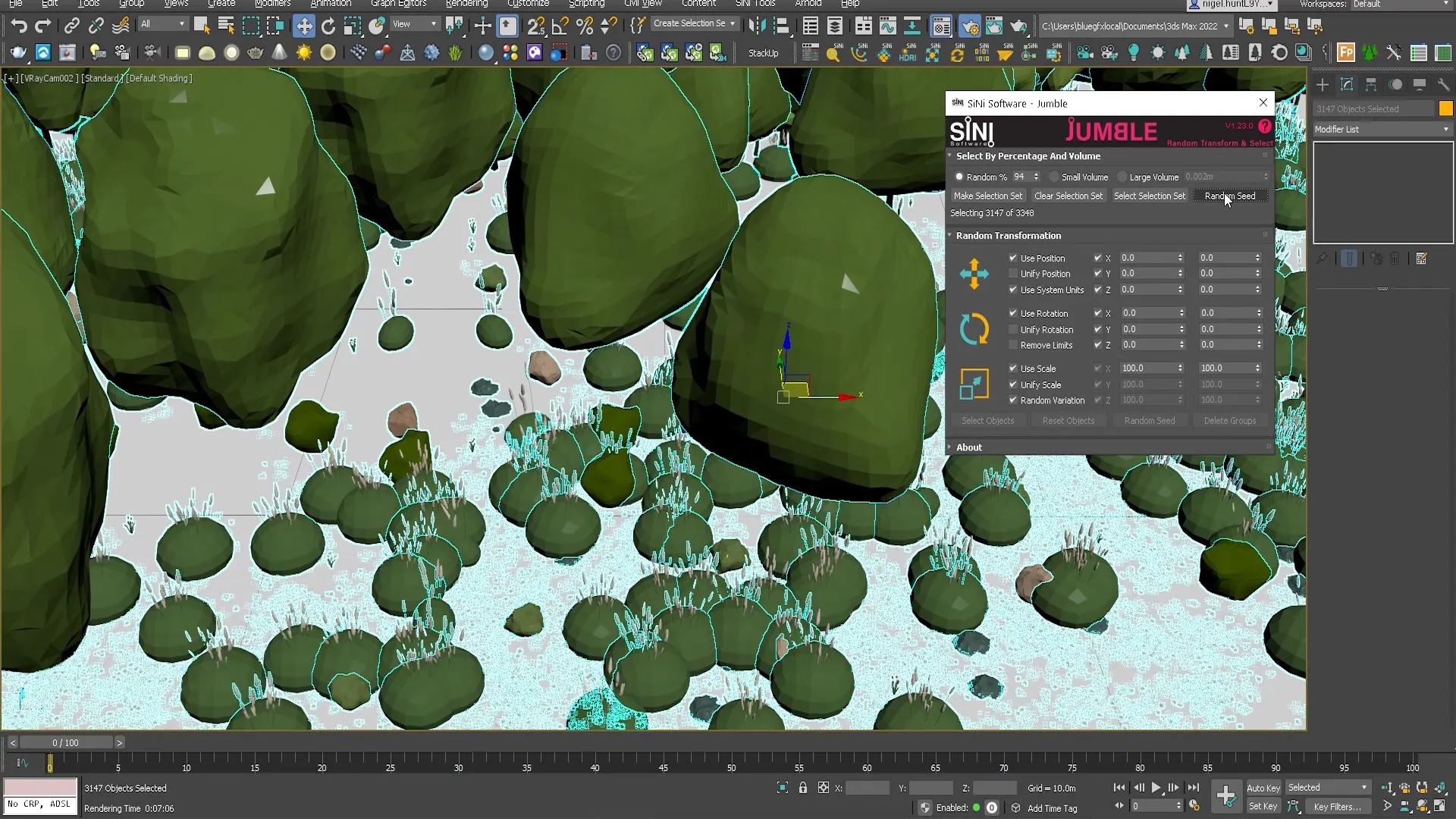 Screenshot of Jumble - select by volume Screenshot of Jumble - select by volume