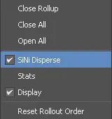 Disperse Rollup config.