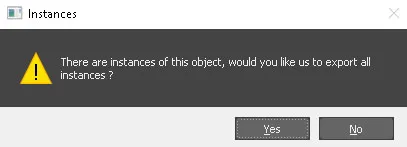 Export instances?