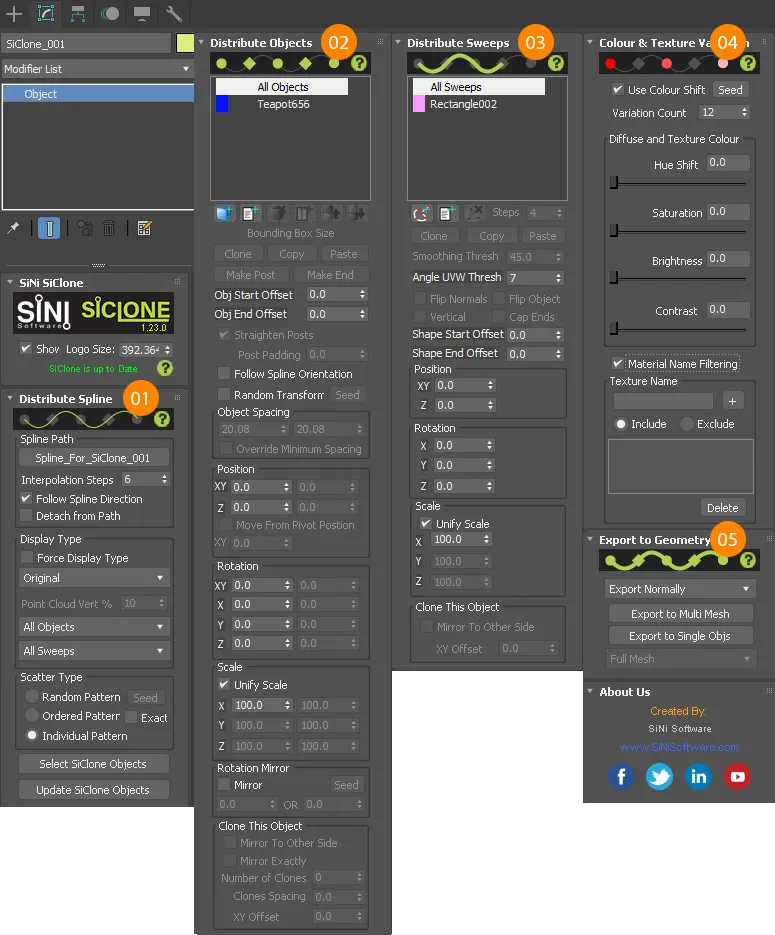 Screenshot of SiClone rollout. Screenshot of SiClone rollout.