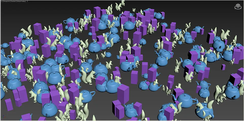 Groups of objects into 1 mesh