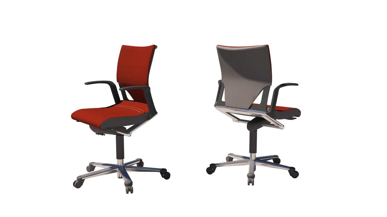 LOCKED - High poly office chair.