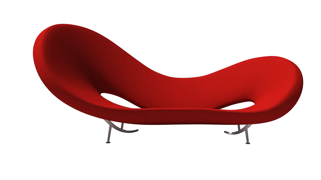 LOCKED - High poly sofa.