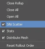 Scatter Rollup config.