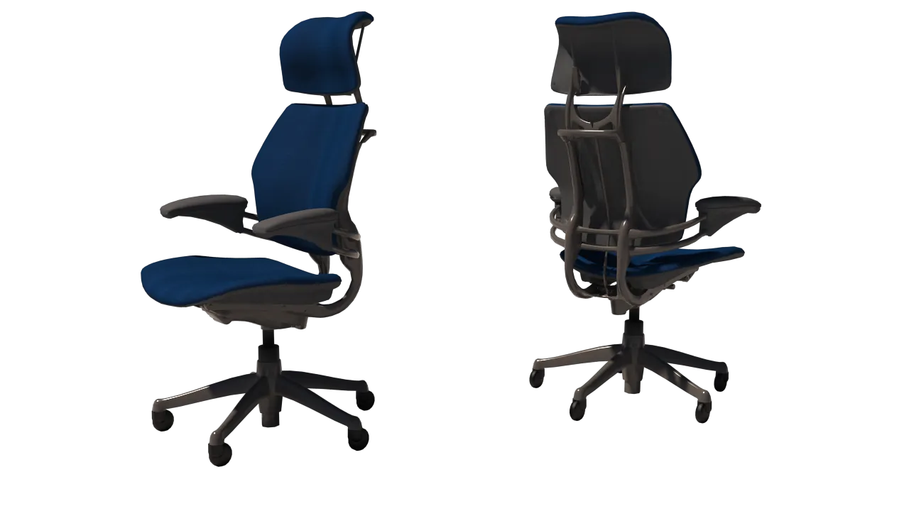 LOCKED - High poly office chair.