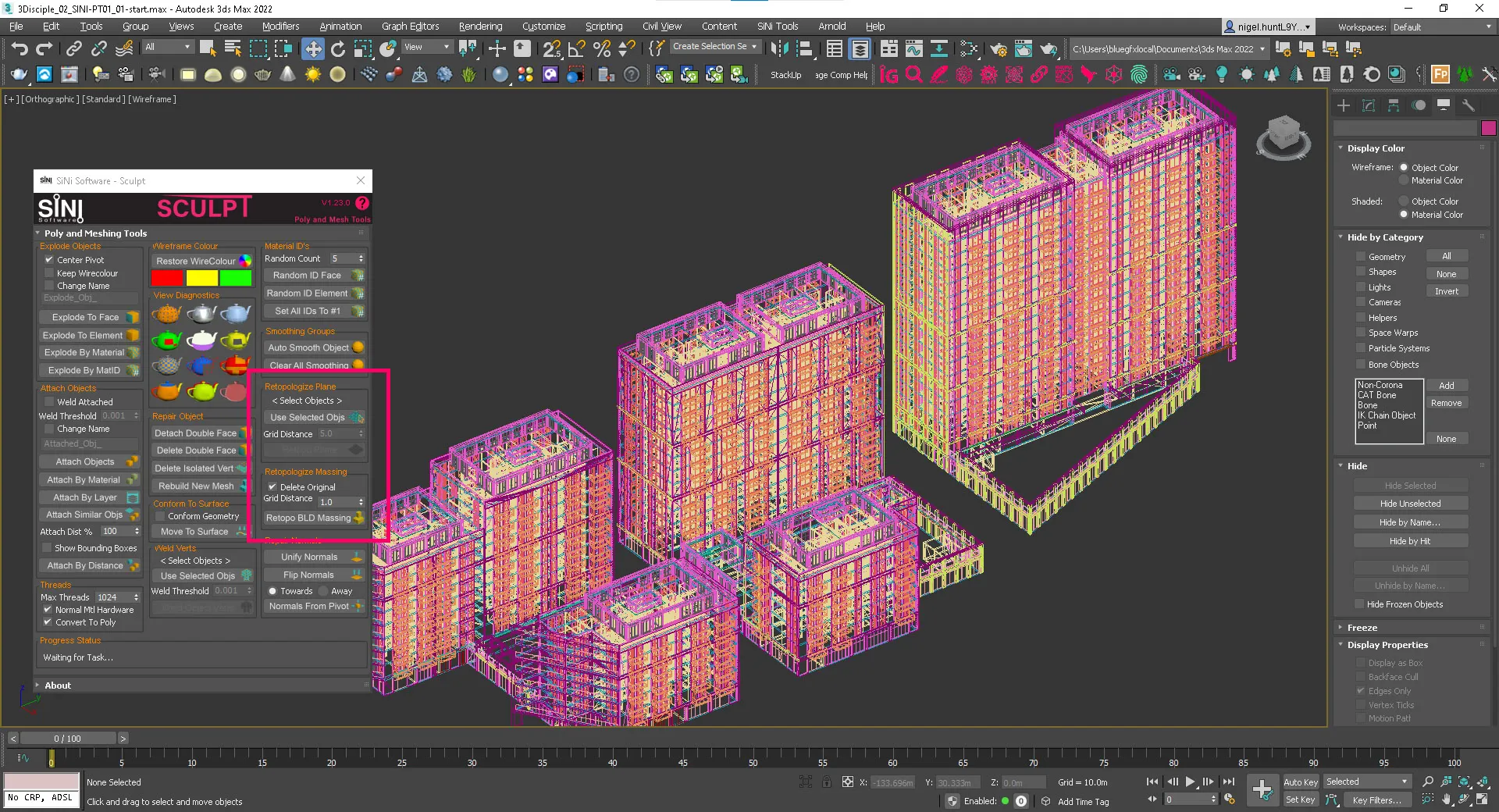 Screenshot of Sculpt Retopology tools. Screenshot of Sculpt Retopology tools.
