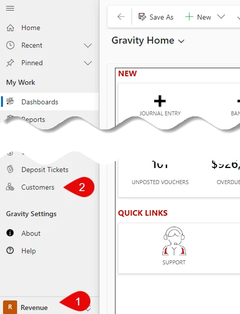 How to access Customers in Gravity