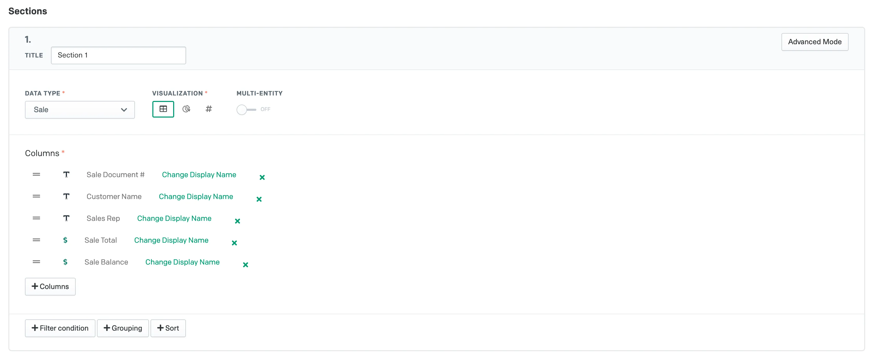 New Report in Report Builder