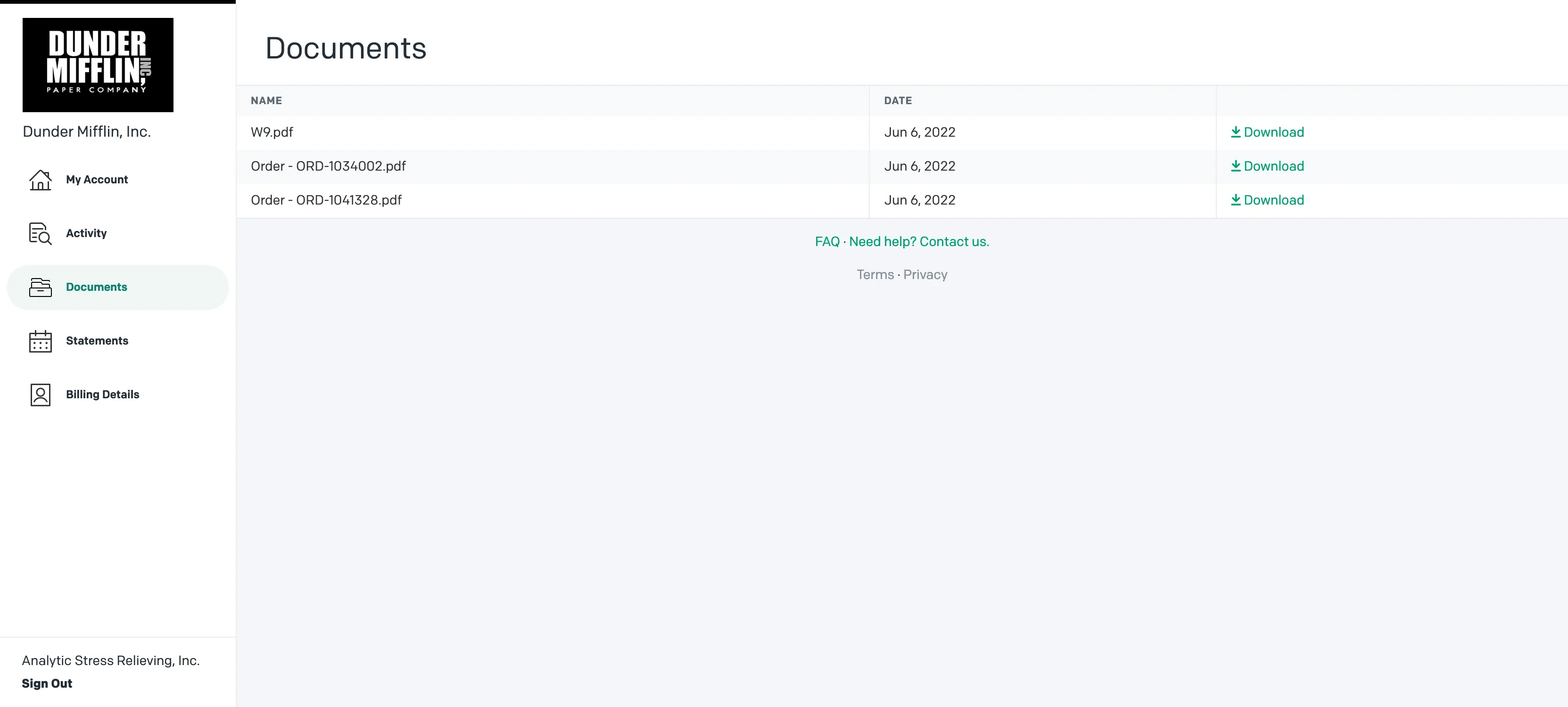 Customer Portal Documents Customer Portal Documents