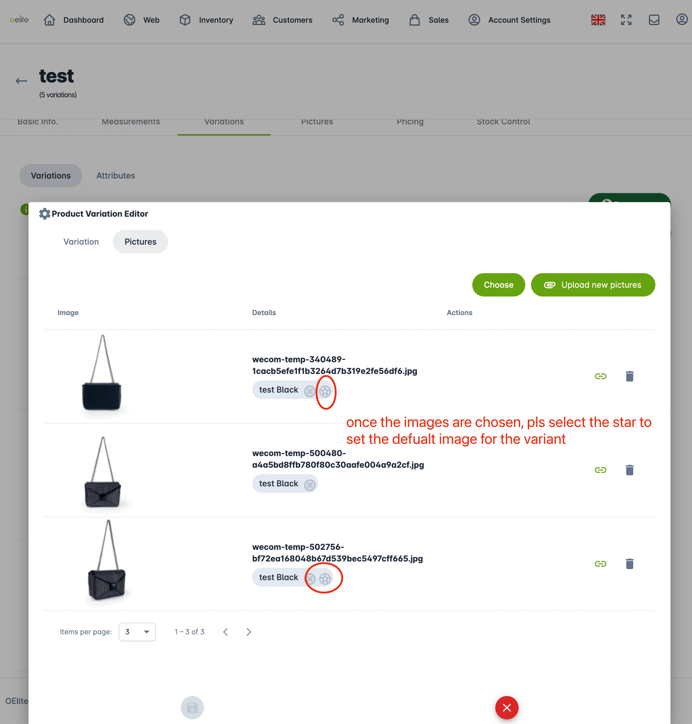 choose the right default image for the image