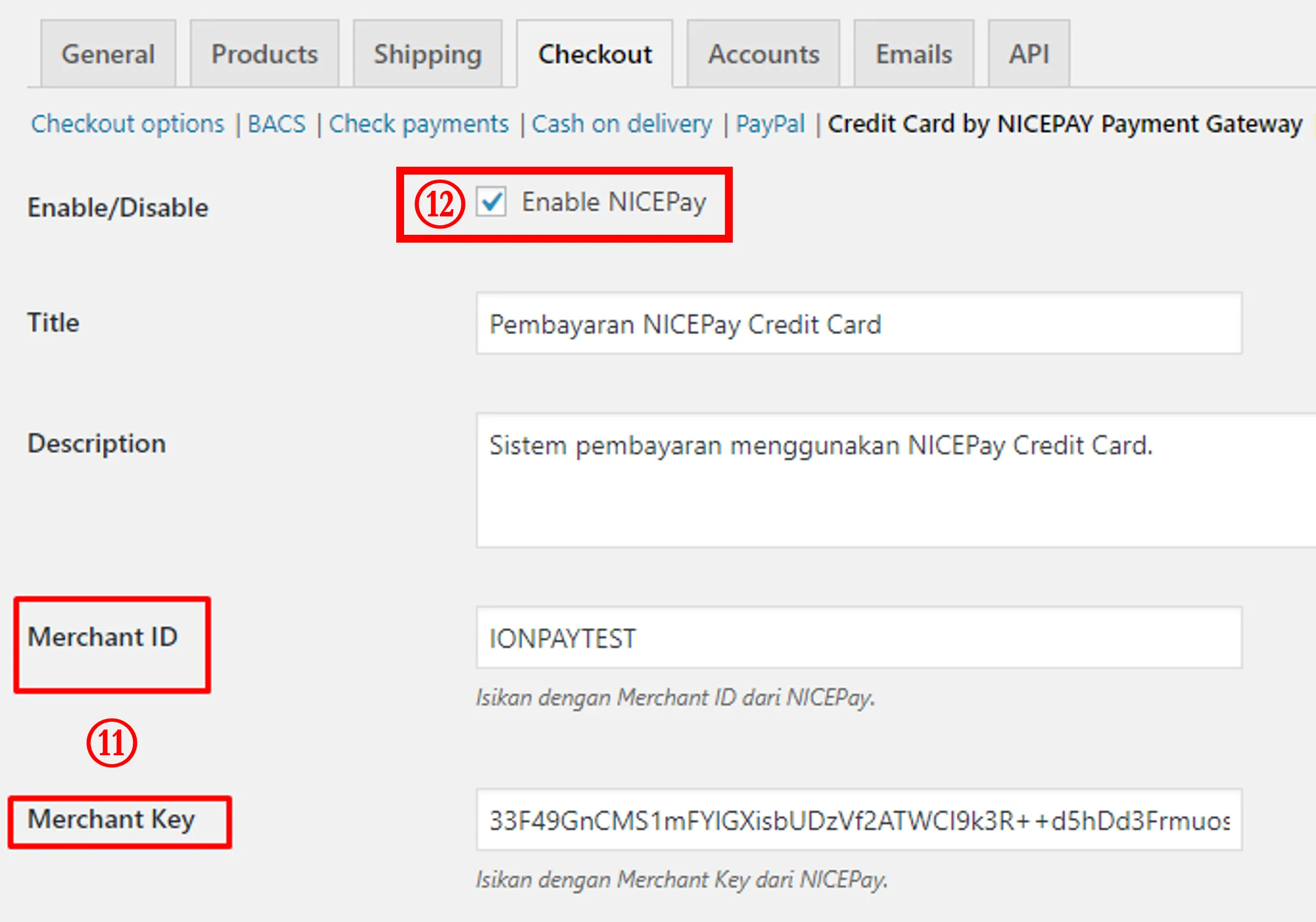 Checkout Tab Checkout Tab