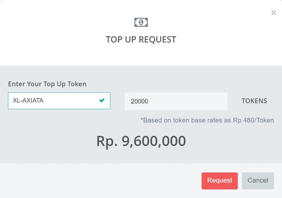 Klik Request untuk Melanjutkan Klik Request untuk Melanjutkan