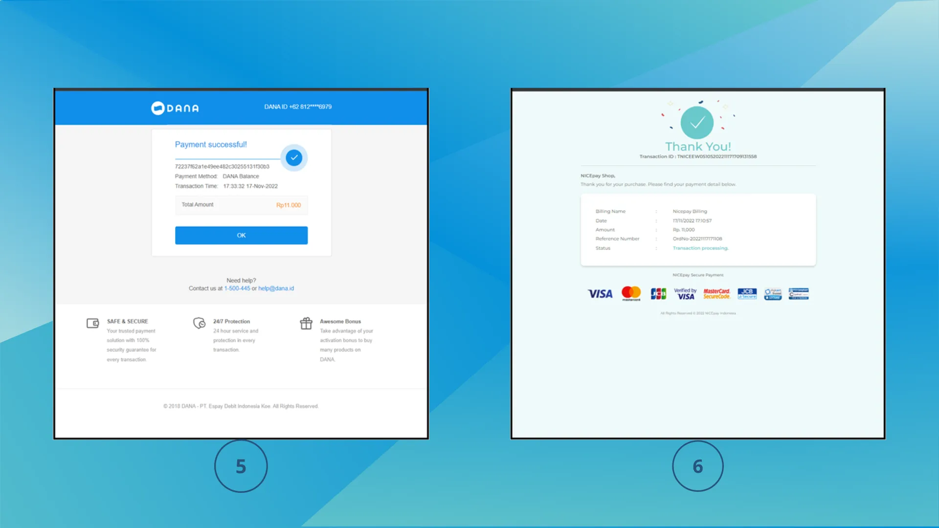 Alur Pembayaran E-Wallet - DANA 3