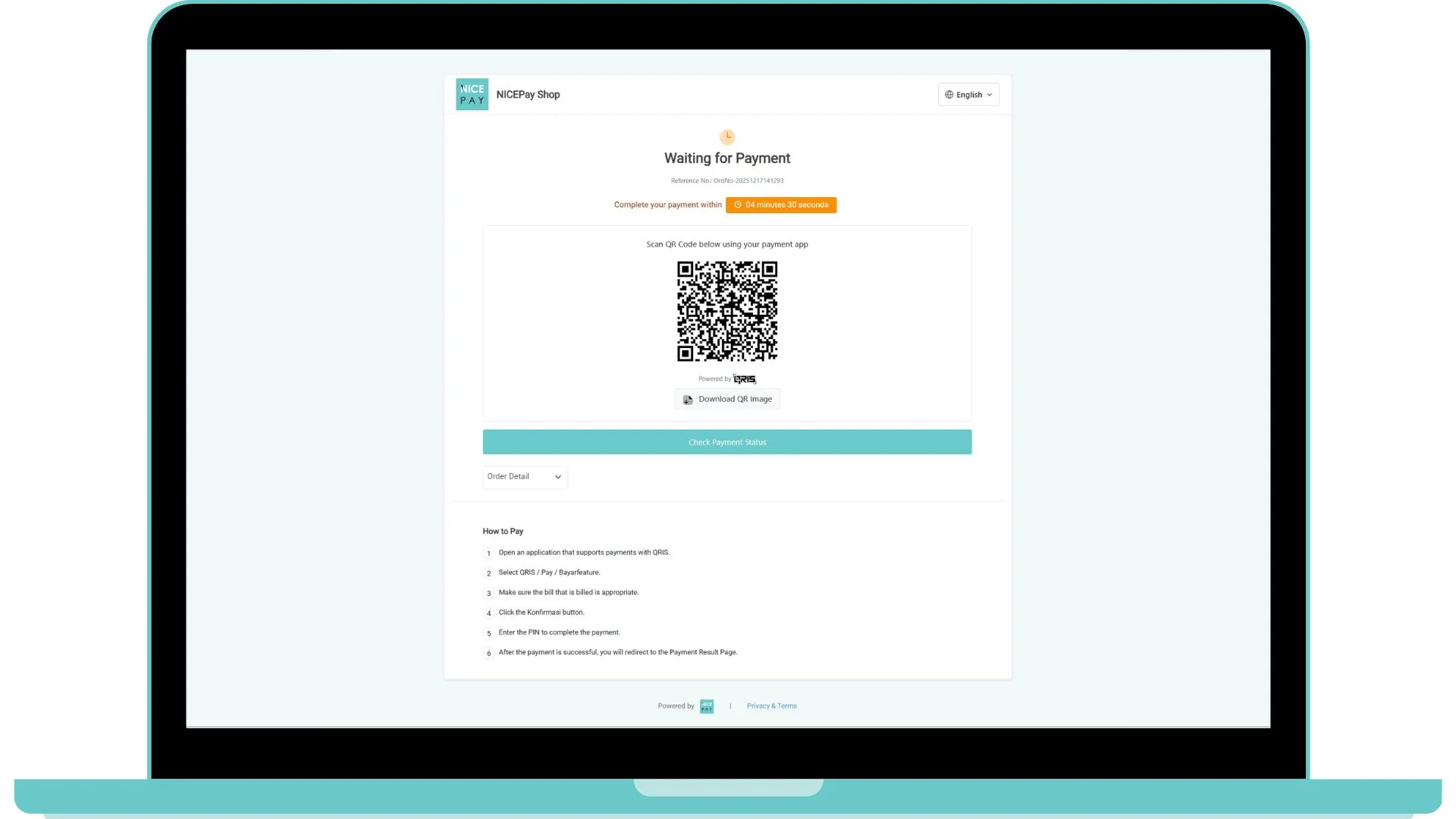 QRIS - Secure Payment Page