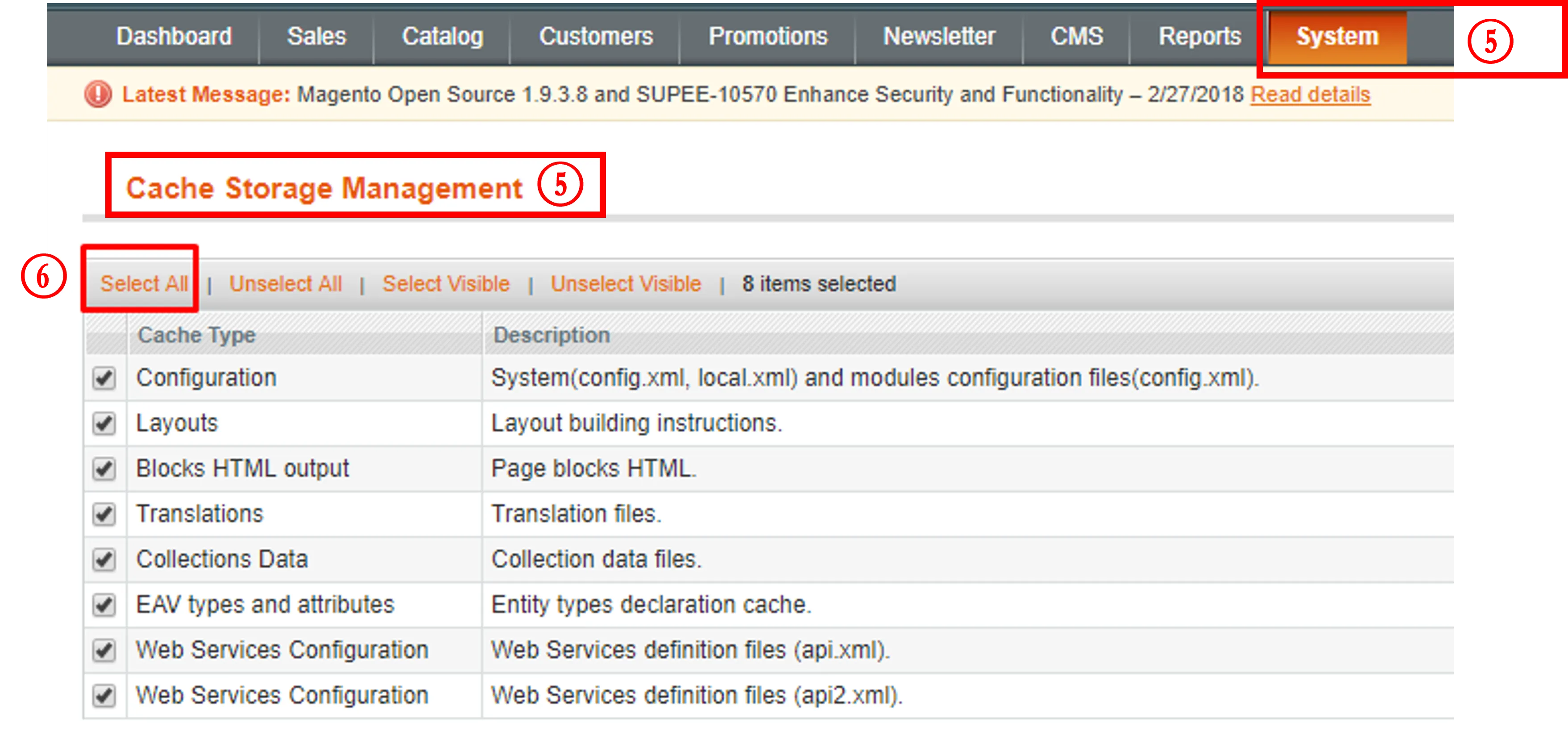 Cache Storage Management Cache Storage Management
