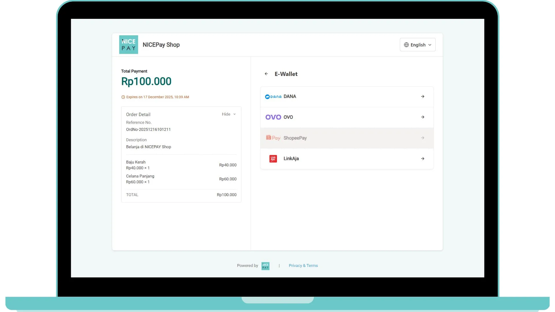 E-Wallet - Secure Payment Page E-Wallet - Secure Payment Page