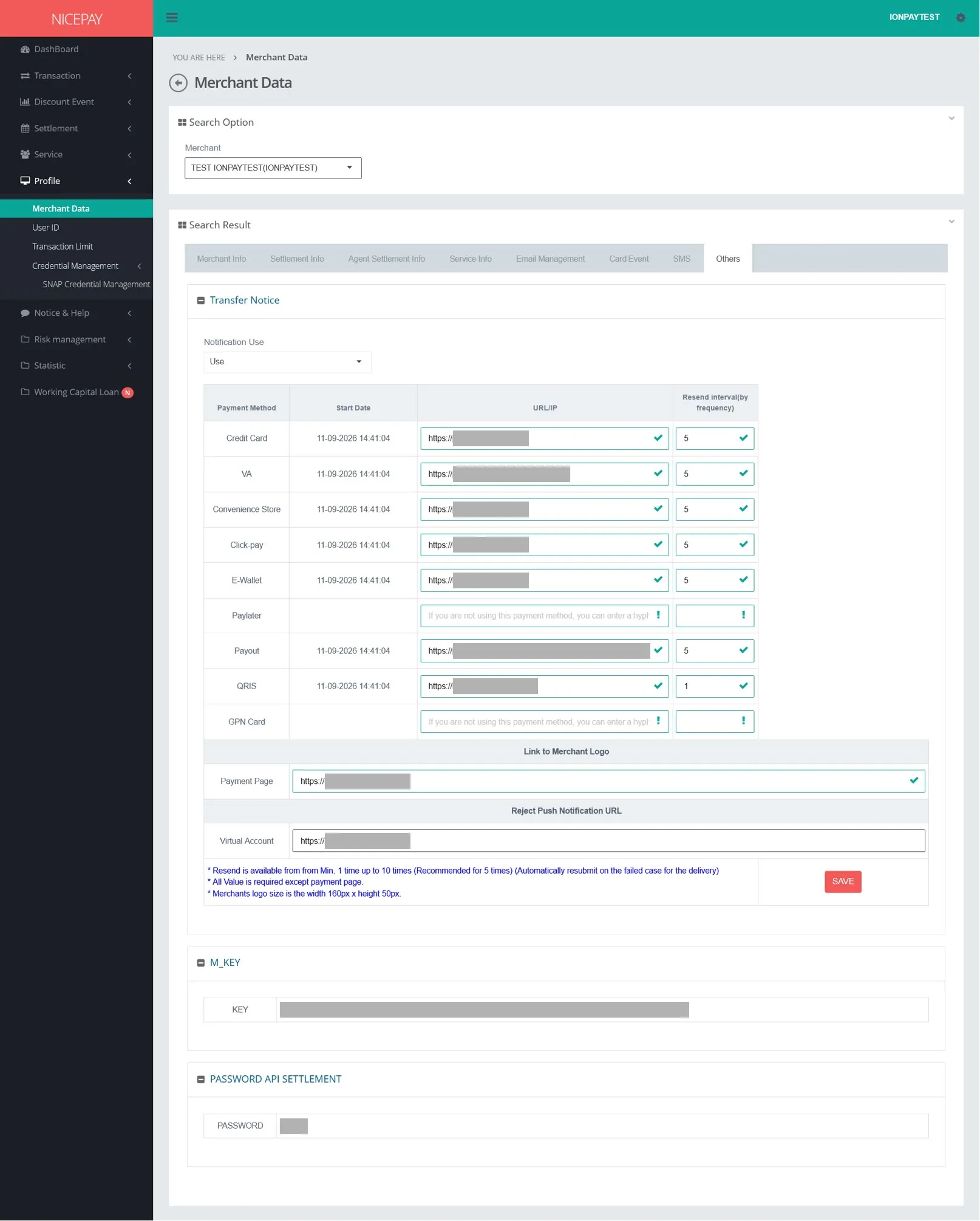 Merchant Data - Others Merchant Data - Others