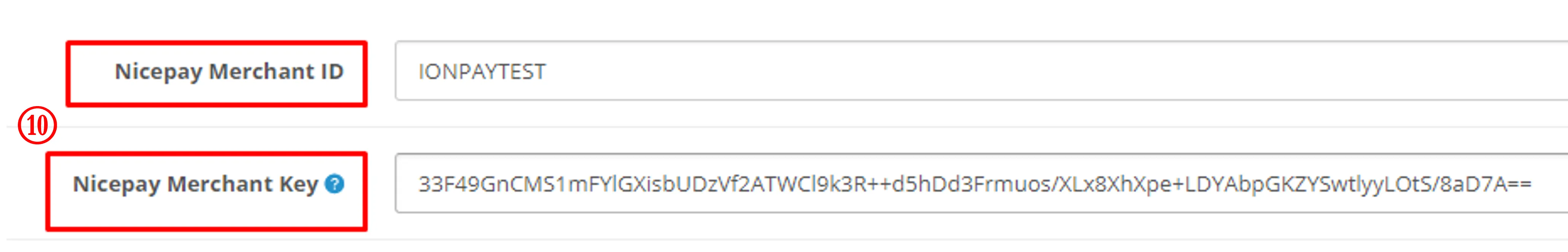 MID dan NICEPAY Merchant Key