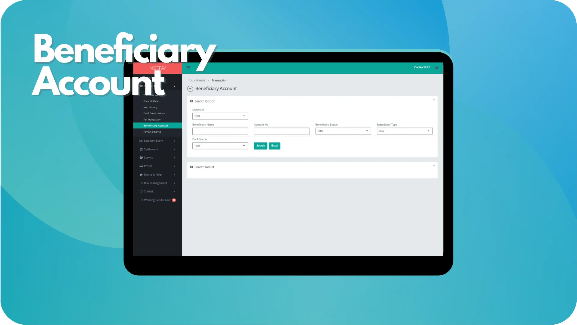 Beneficiary Account