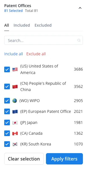 Patent Office filter Patent Office filter