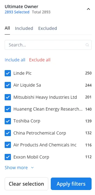 Ultimate Owner filter Ultimate Owner filter