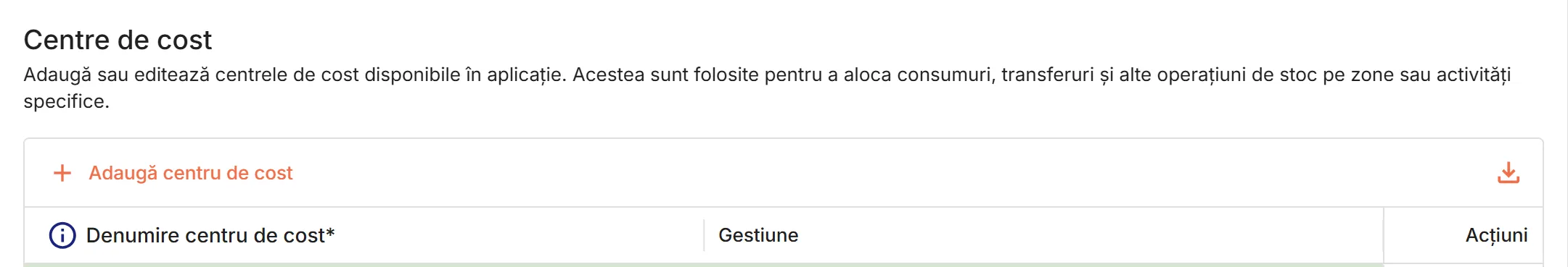 Centre de cost