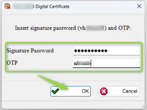 Autentifică certificatul digital