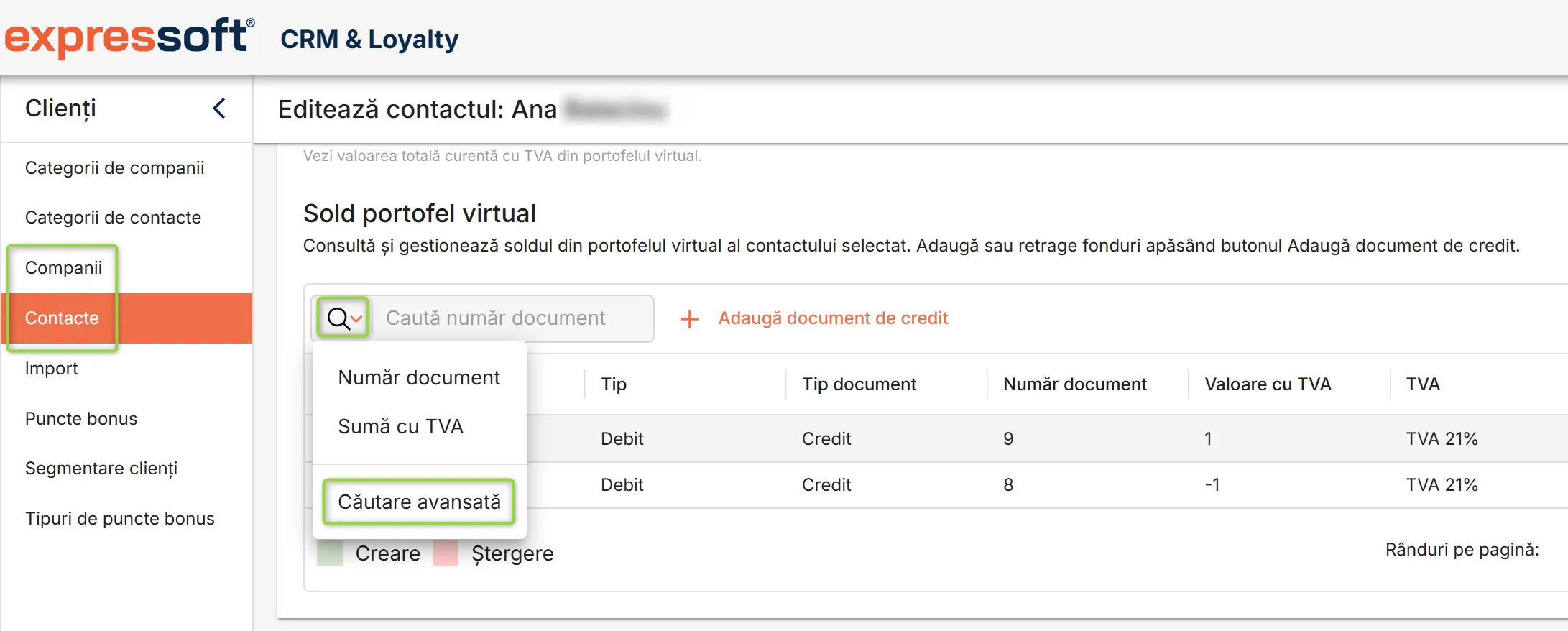 Căutarea avansată de la nivelul unui client Căutarea avansată de la nivelul unui client