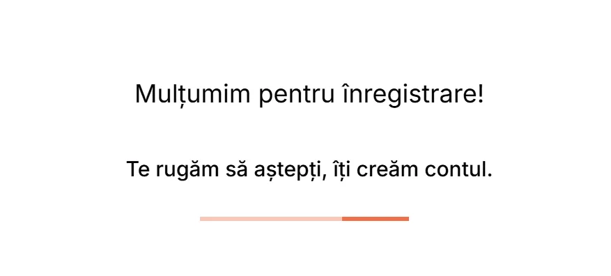 Sistemul creează contul Expressoft