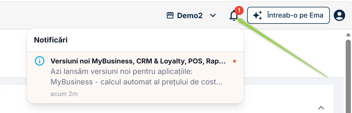Centru de notificări
