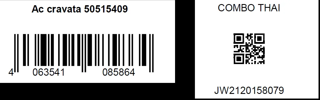 Exemple etichete cu cod de bare și cod QR Exemple etichete cu cod de bare și cod QR
