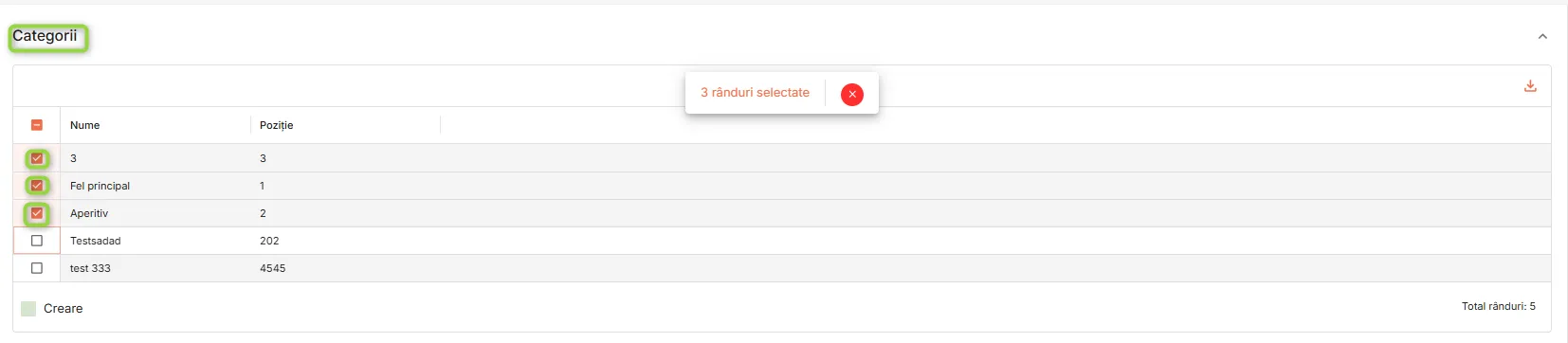 Alege categorii de articole pentru magazinul destinație Alege categorii de articole pentru magazinul destinație