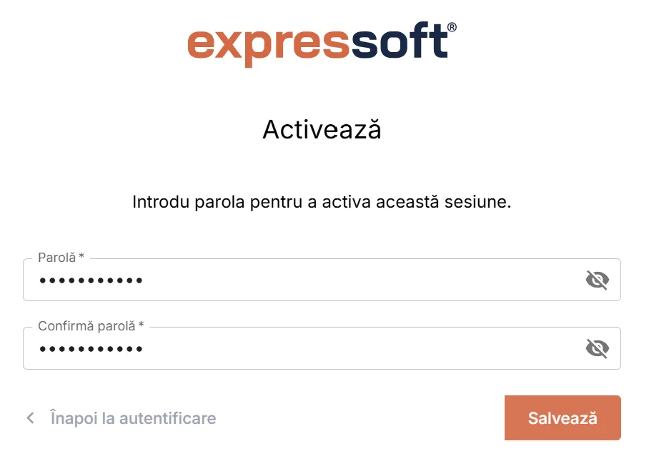Activare cont de utilizator și setare parolă de acces Activare cont de utilizator și setare parolă de acces