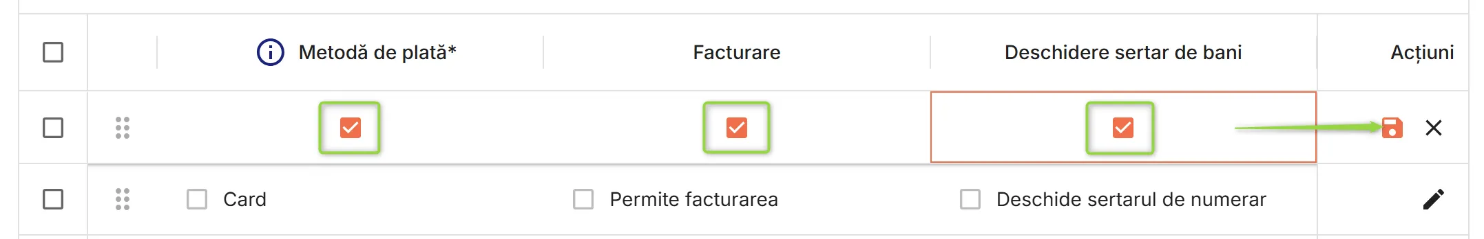 Configurează metoda de plată